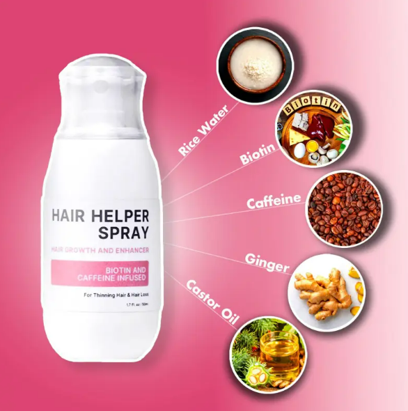 Hair Growth Spray – Scalp & Follicle Nourishing Formula, Lightweight Daily Hair Care Spray