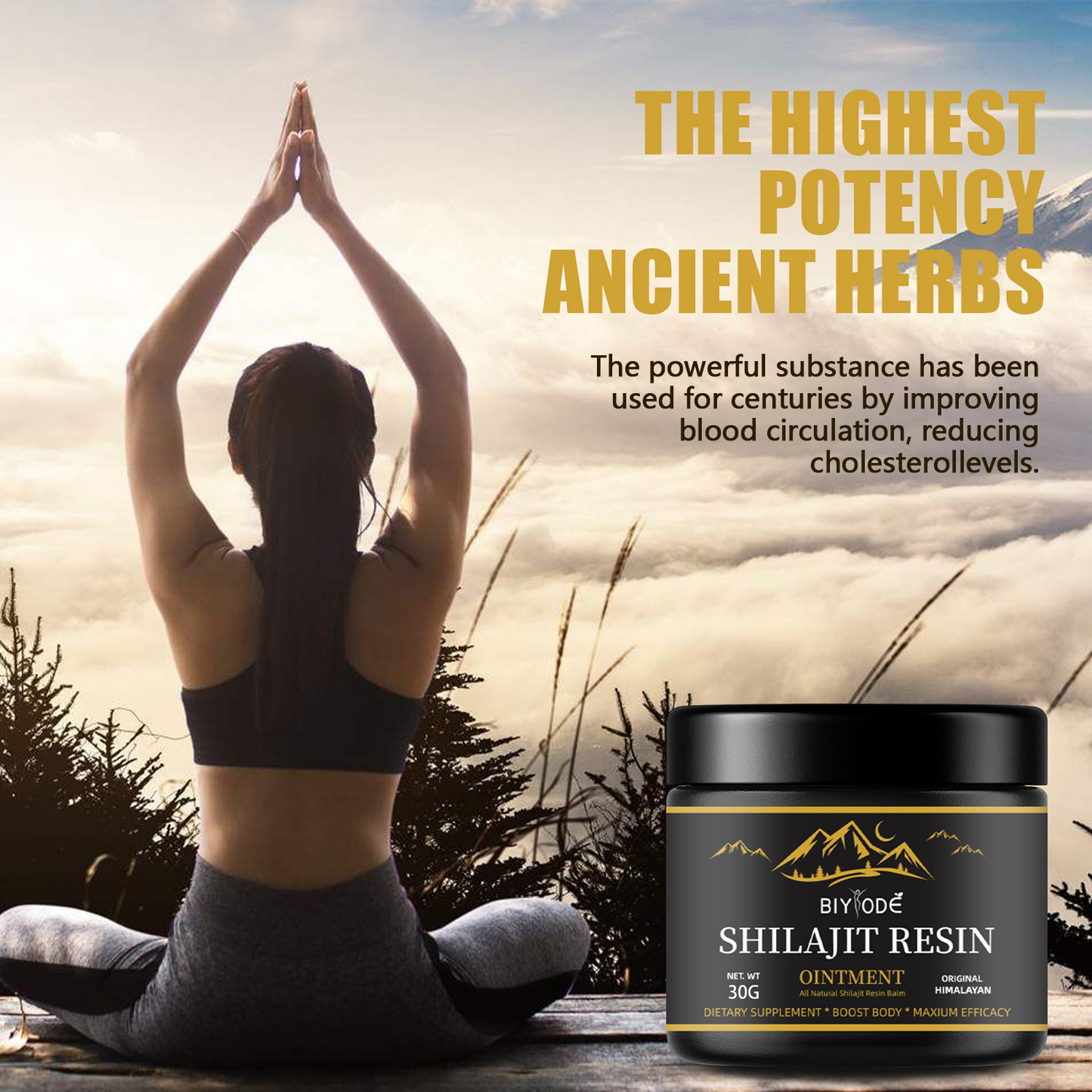 30g Natural Pure Shilajit Resin – Mineral-Rich Mountain Resin, Dissolves in Water or Tea