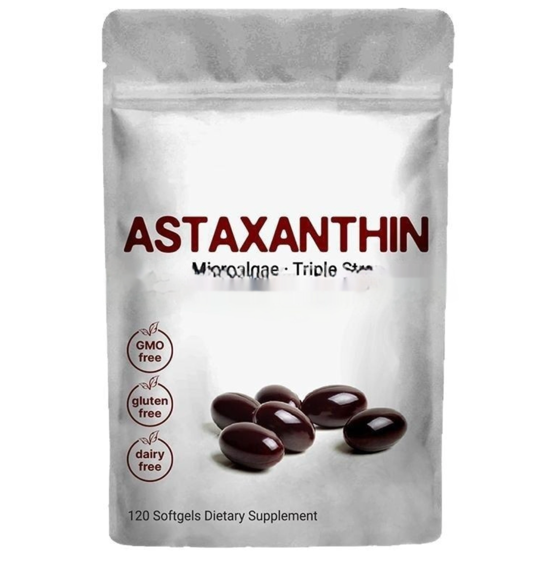 Astaxanthin Soft Capsules – 120 Softgels, Natural Antioxidant Supplement for Adults