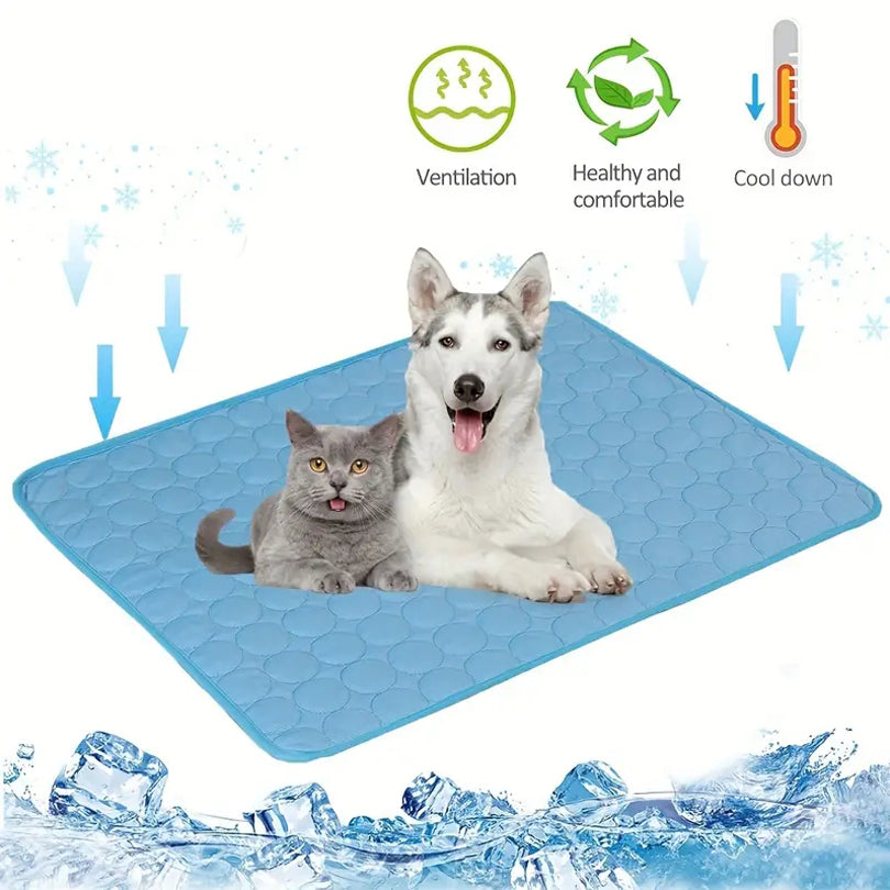 Dog Cooling Mat | Summer Pet Cooling Bed for Dogs & Cats