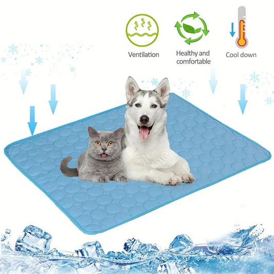 Dog Cooling Mat | Summer Pet Cooling Bed for Dogs & Cats